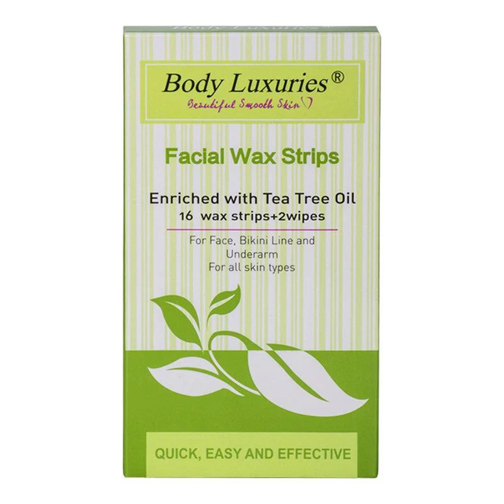Picture of BL Face Tea Tree Oil Facial Wax Strips 16Pcs