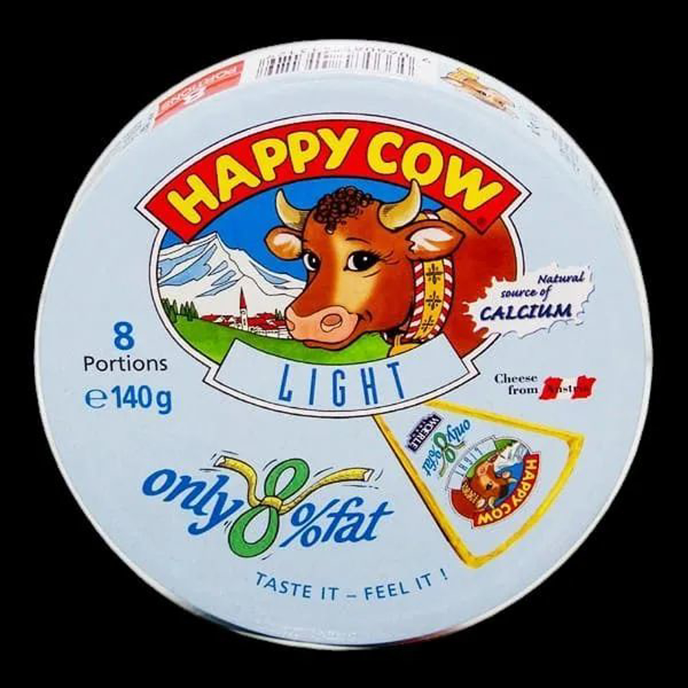 Picture of Happy Cow Cheese Light Low Fat 8 Portion 140GM