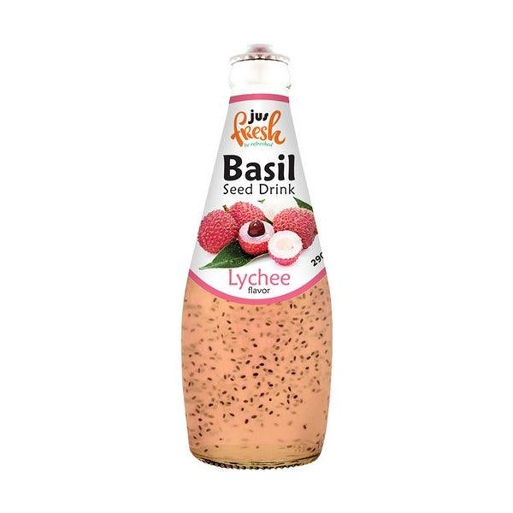 Picture of Eazu Basil Seed Lychee Drink 290ml