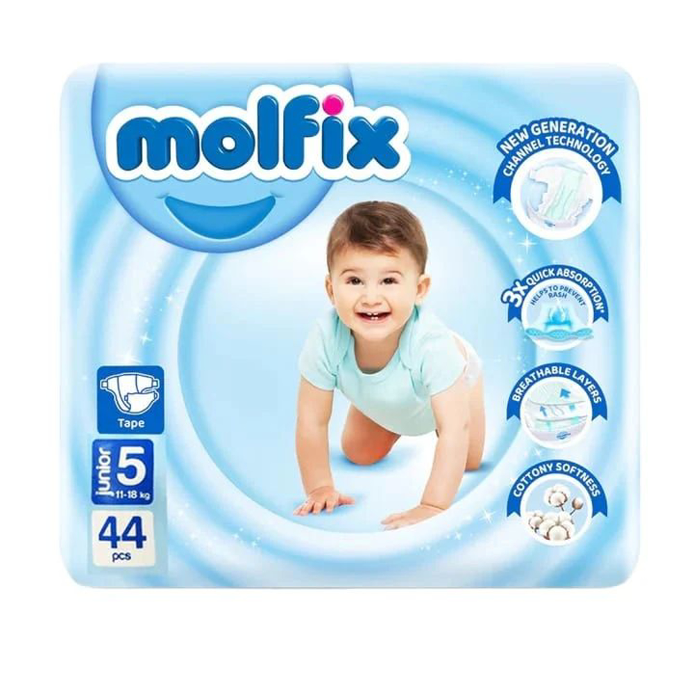 Picture of Molfix Baby Diaper Junior-5 44pcs