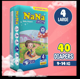 Picture of Nana Smarty Baby Diapers 4large 40pcs
