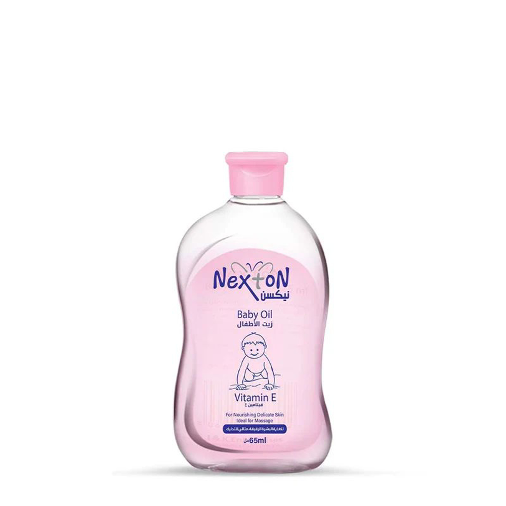 Picture of Nexton Vitamin E Pink Baby Oil 125ml