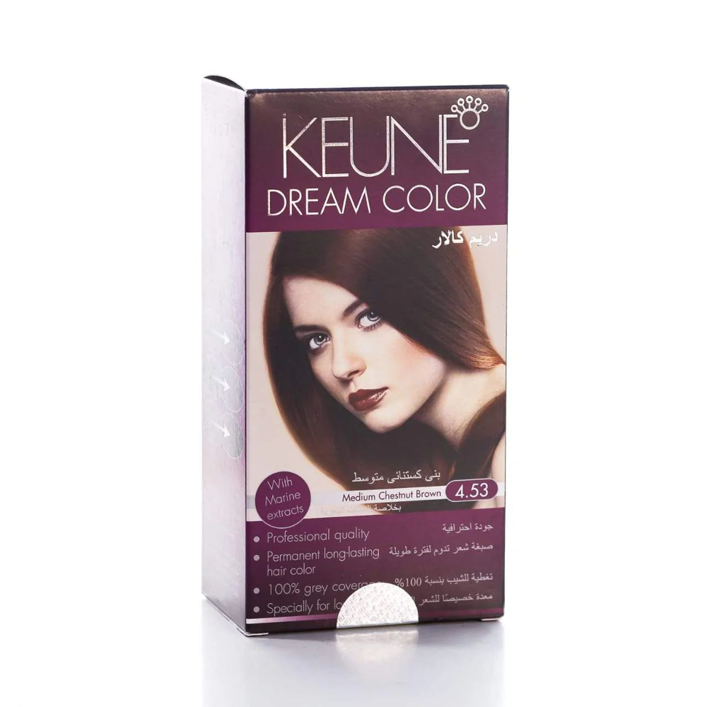 Picture of Keune Tinta Hair Color Medium Mahogany Golden Brown 4.53 60ml