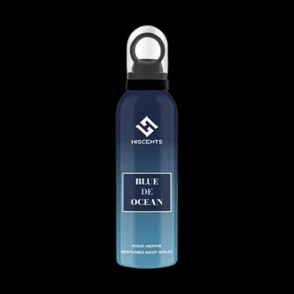Picture of Hiscents Blue De Ocean Perfumed Body Spray 200ML
