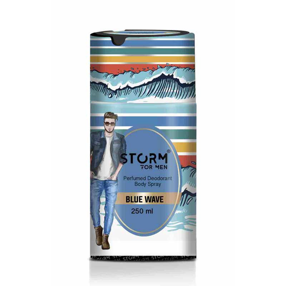 Picture of Storm Blue Wave Perfumed Deodorant Body Spary 250ml