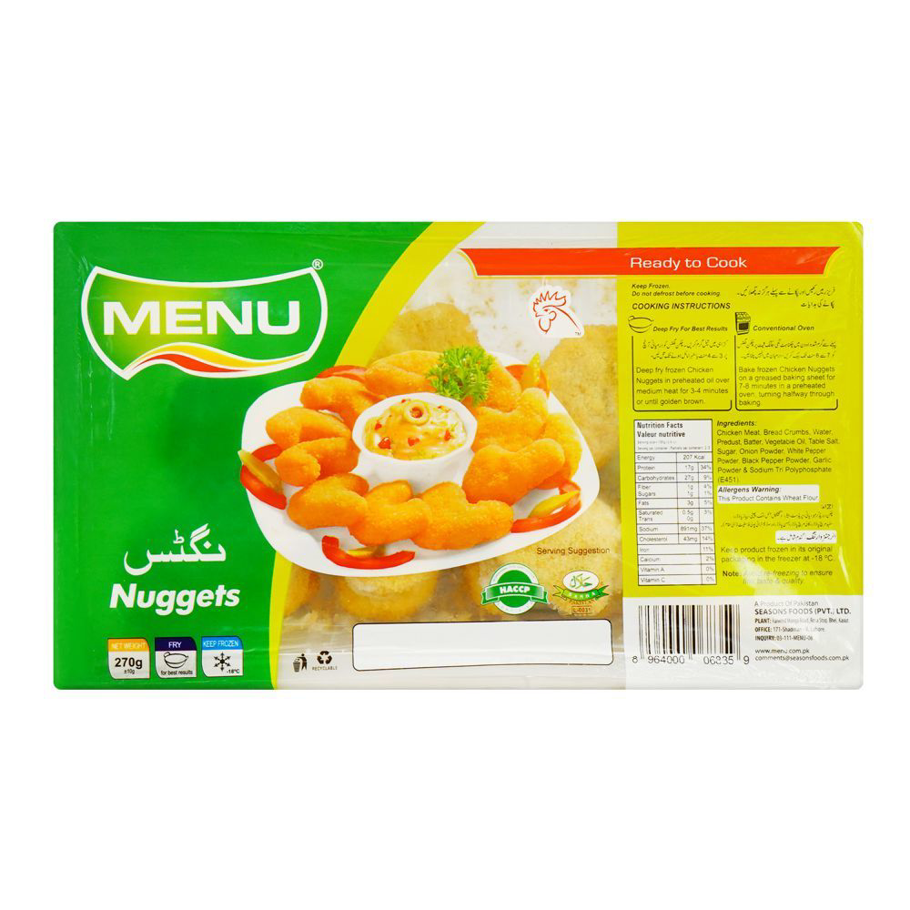 Picture of Menu Chicken Nuggets 270GM Box