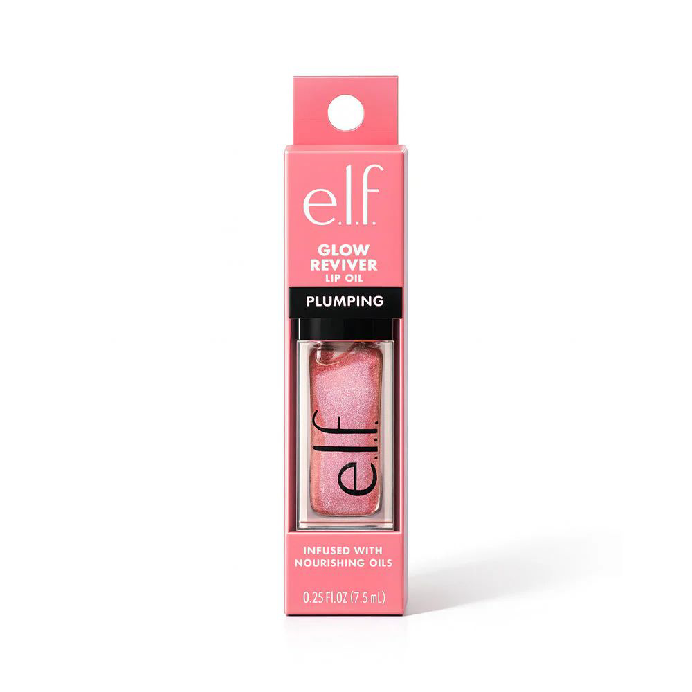 Picture of E.L.F Glow Reviver Lip Oil Coral Fixation 7.6ML