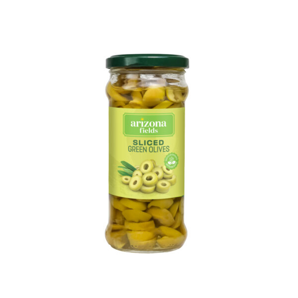 Picture of Arizona Fields Sliced Green Olives 370gm