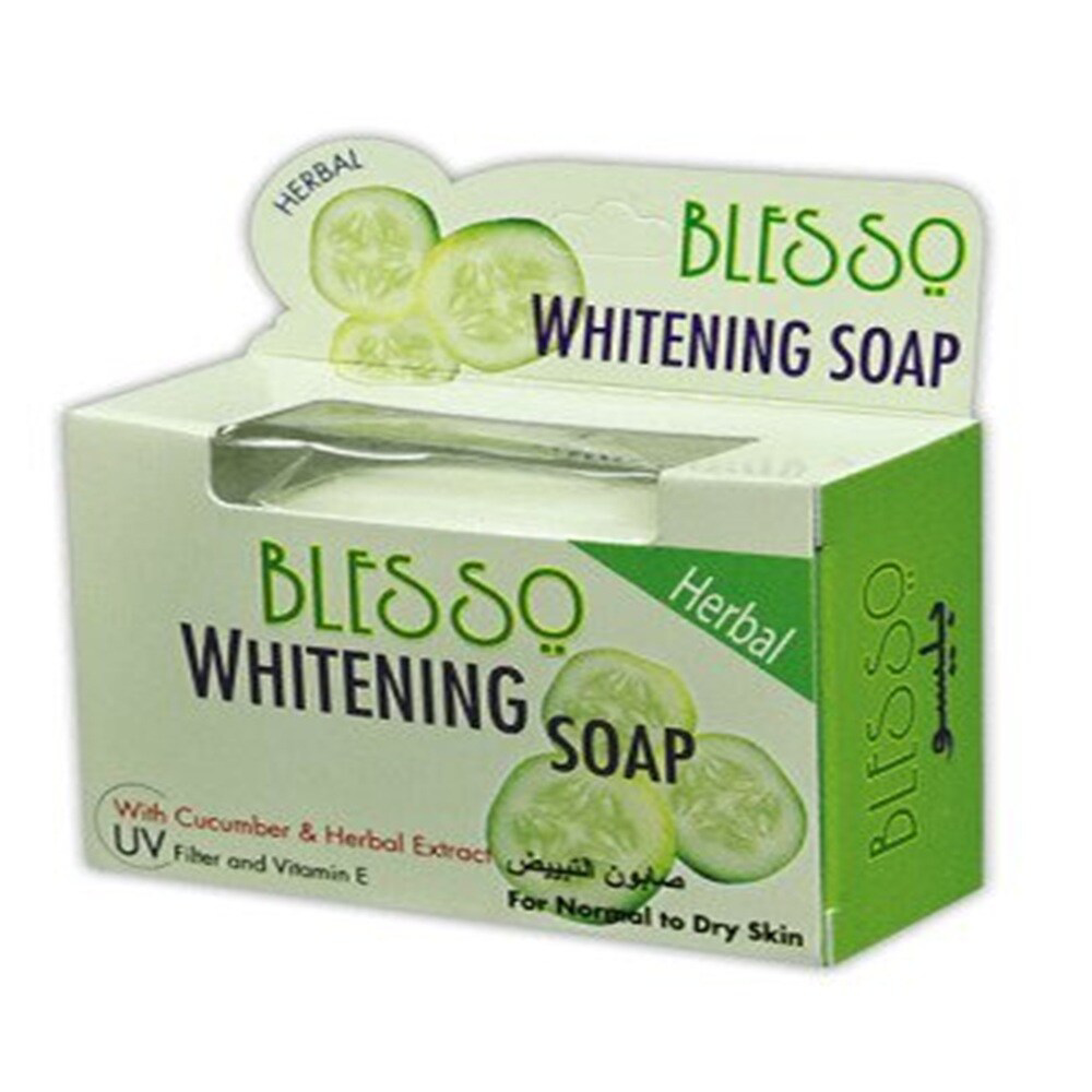 Picture of Blesso Cucumber & Herbs Whitening Soap 100gm