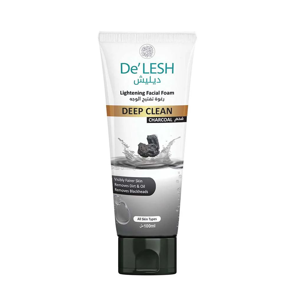 Picture of De'lesh Face Wash Deep Clean Charcoal 100ml
