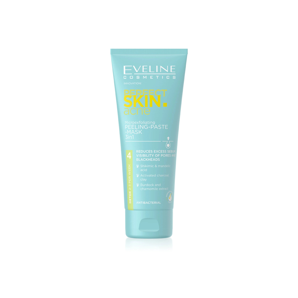 Picture of Eveline Perfect Skin Acne Peeling-Paste Mask 3in1 75ML