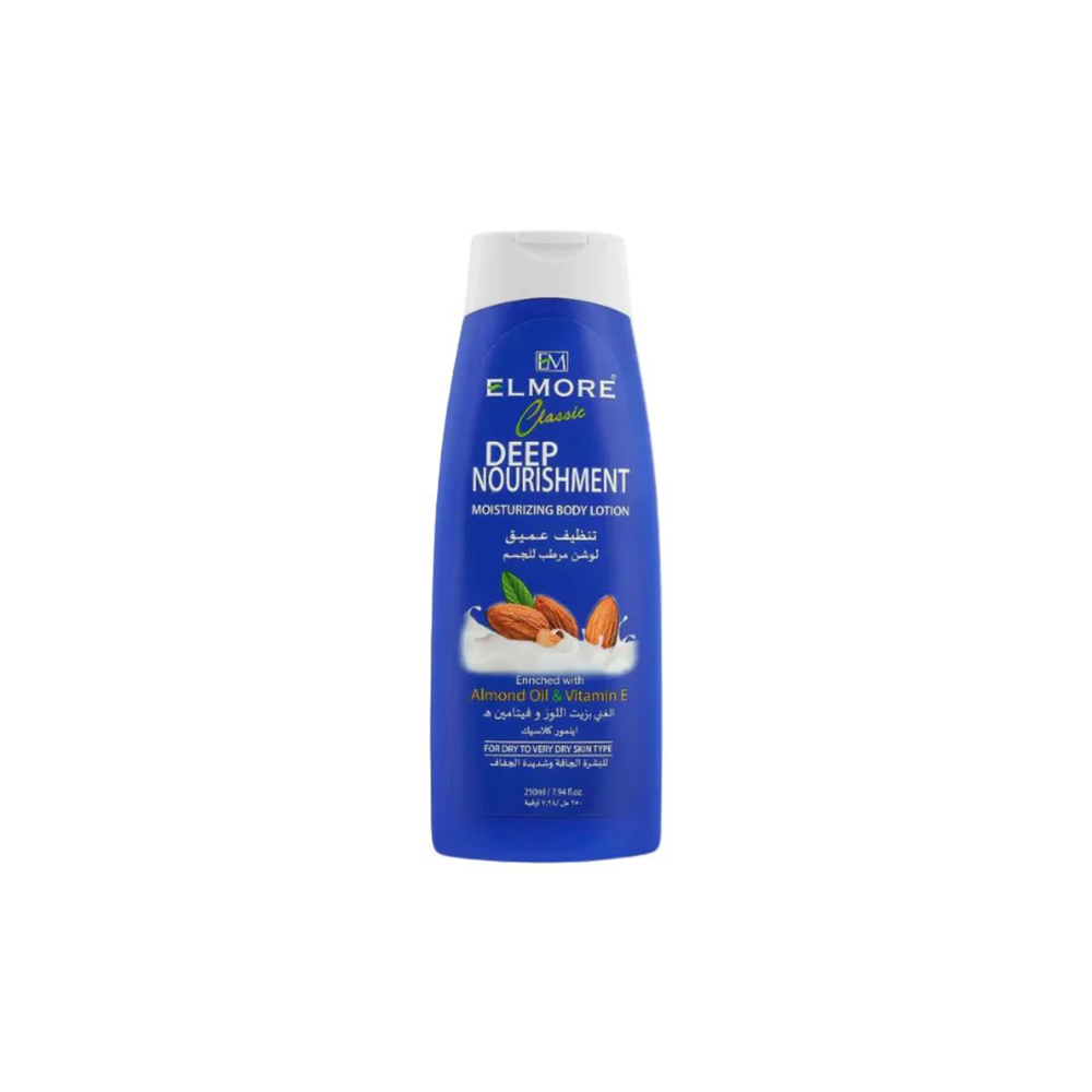 Picture of Elmore Classic Almond Oil & Vitamin E Moisturizing Body Lotion 240ml