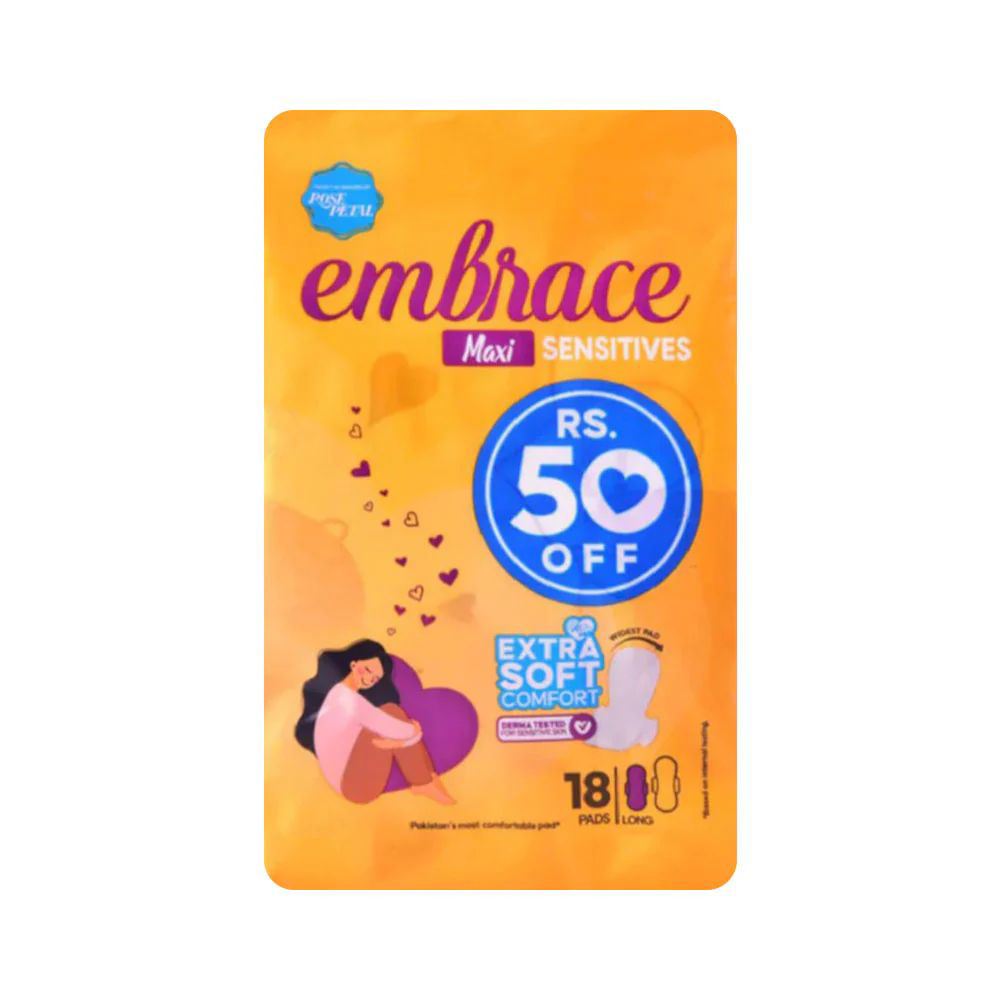 Picture of Embrace Maxi Sensitive L 18pads
