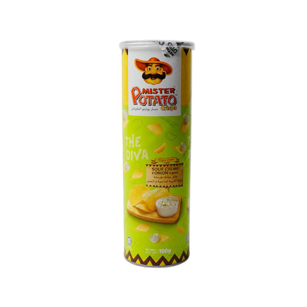 Picture of Mr Potato Sour Cream & Onion Crisps 100gm