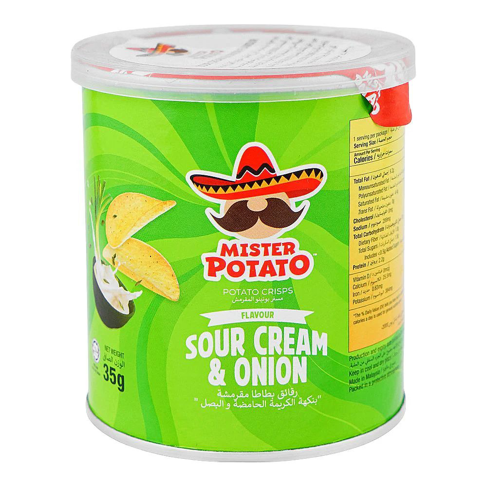 Picture of Mr Potato Sour Cream & Onion Crisps 35gm