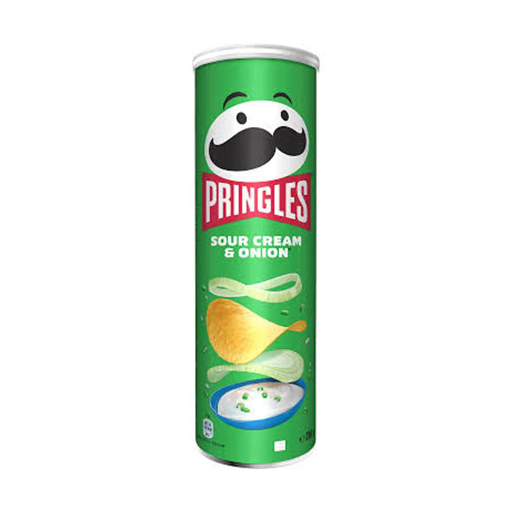 Picture of Pringles Sour Cream & Onion Chips 165gm