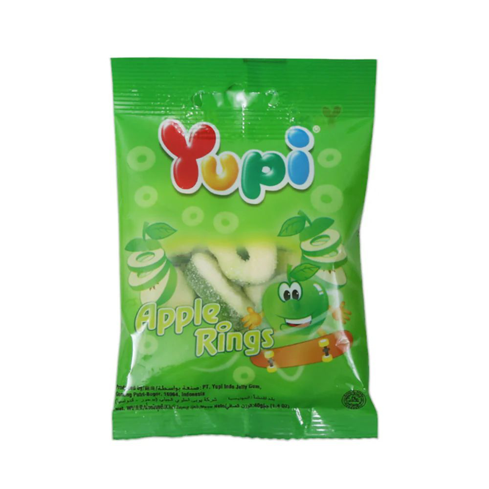 Picture of Yupi Dippy Apple Rings Jelly 40gm