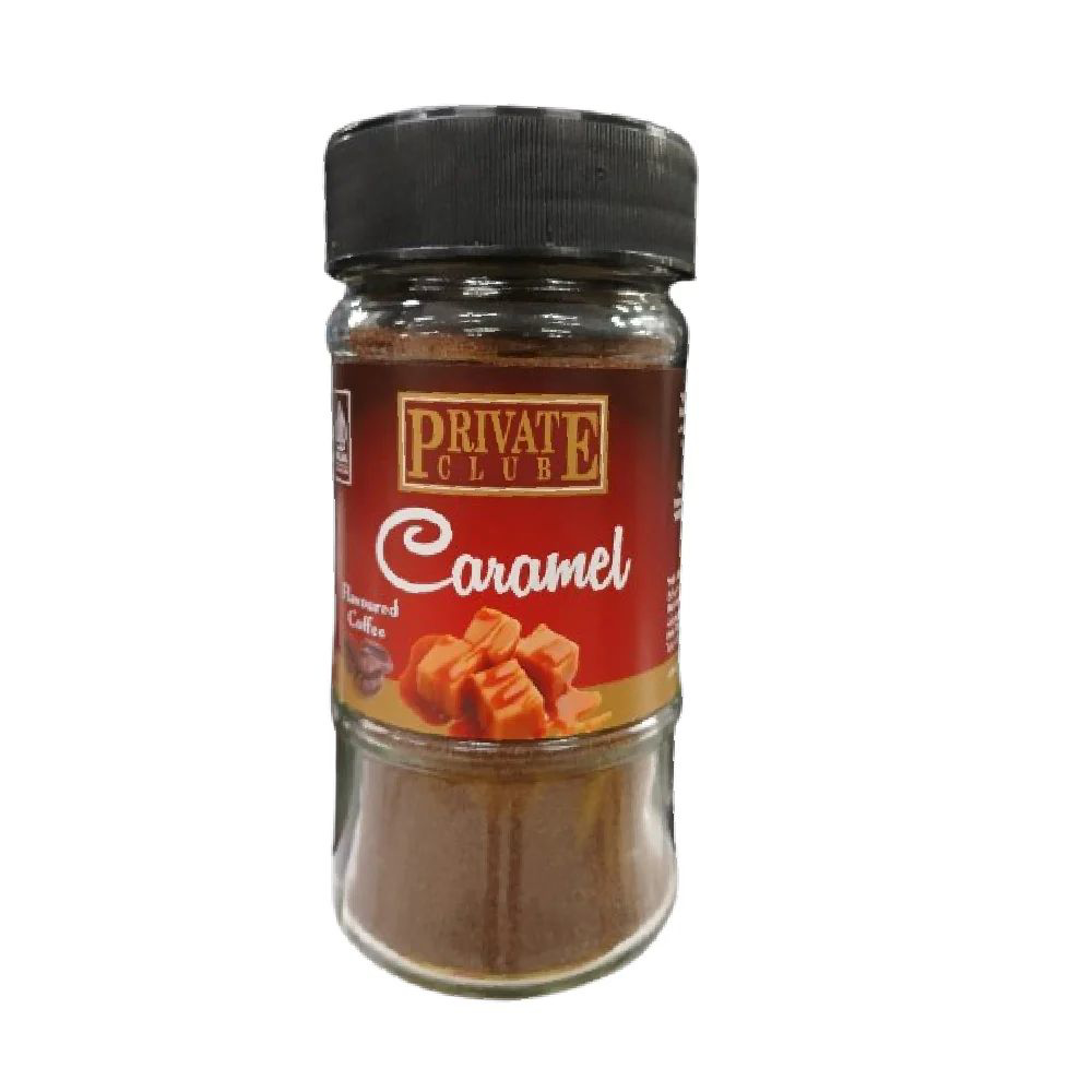 Picture of Private Clube Caramel Flavour Coffee Powder 100gm