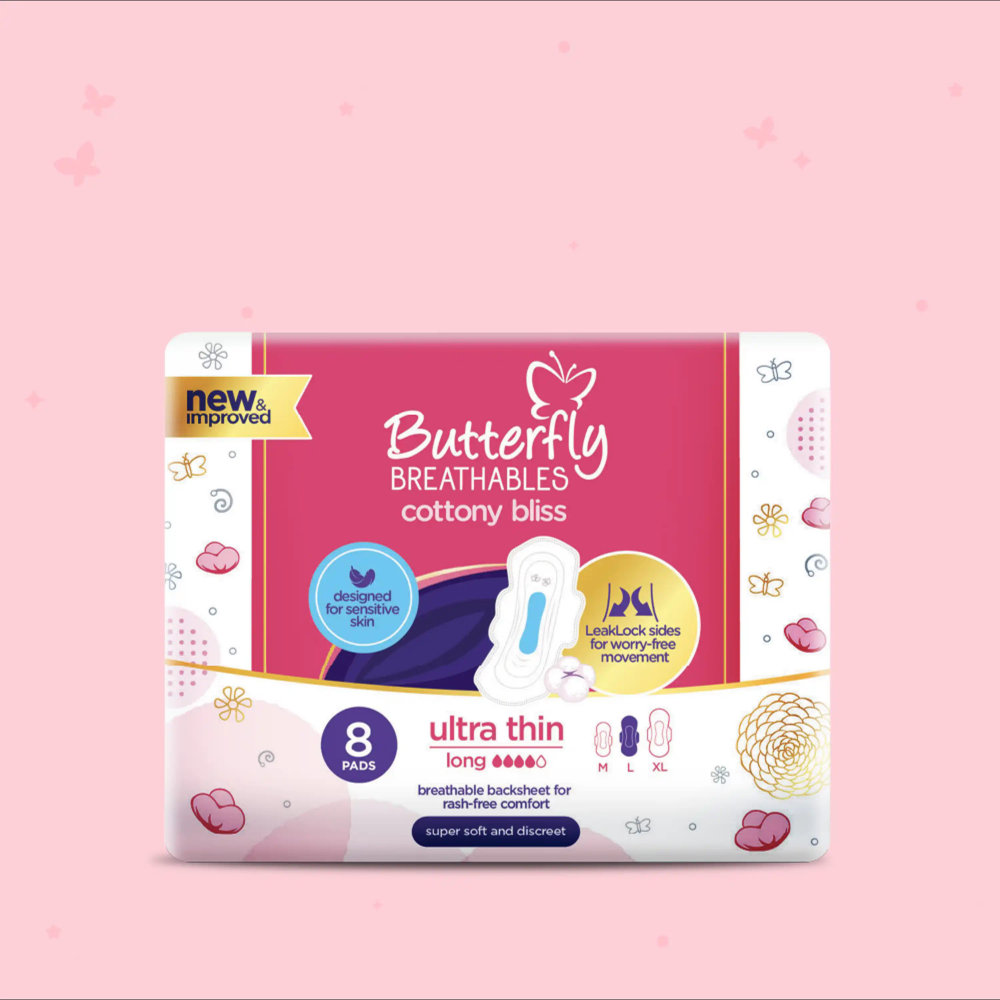 Picture of Butterfly Breathables Cottony Bliss Ultra Thin 8 Pads