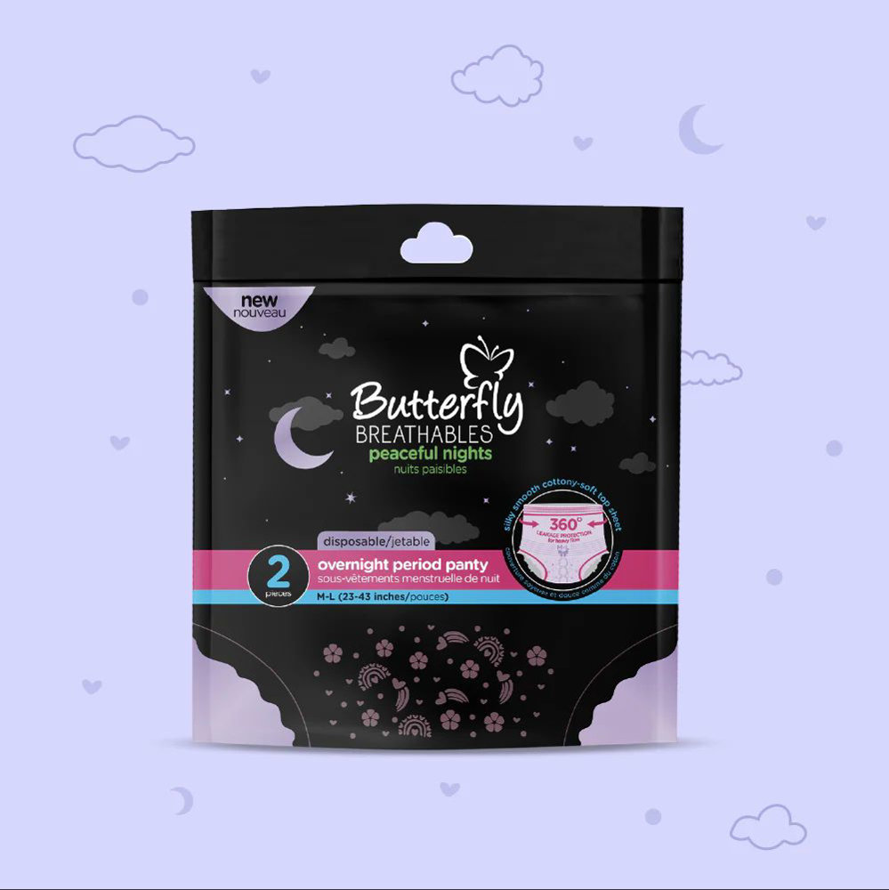 Picture of Butterfly Over Night Period Panty 2pcs