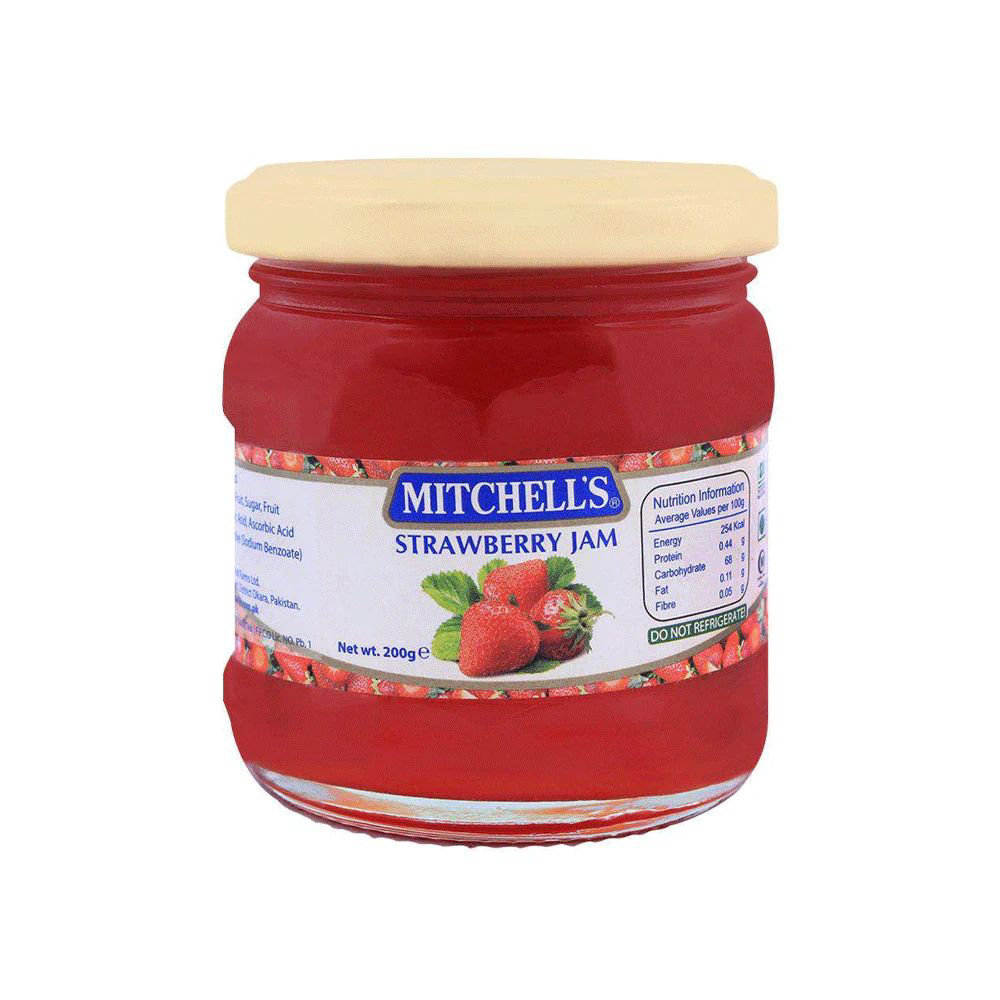 Picture of Mitchells Strawberry Jelly 200 Gm