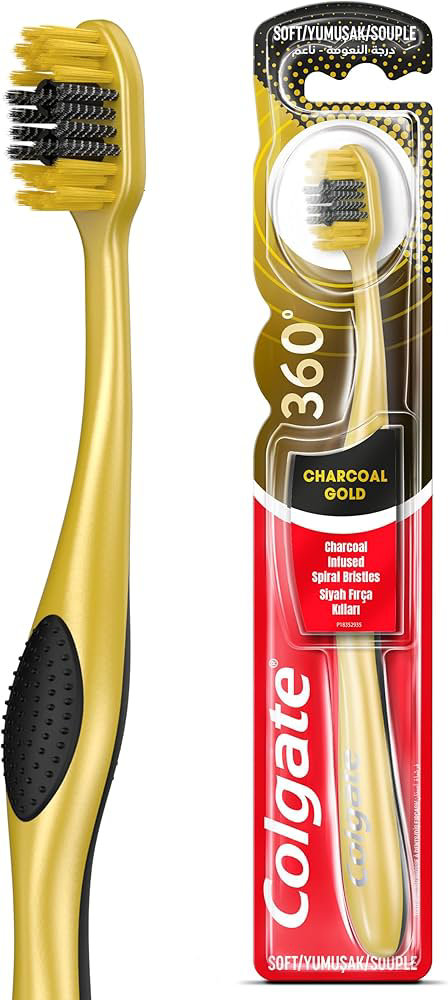 Picture of Colgate 360 Charcoal Gold Toothbrush