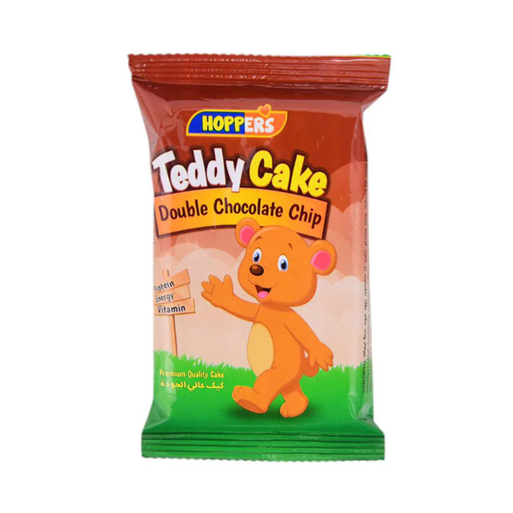 Picture of Hoppers Double Chocolate Chip Teddy Cake 22gm