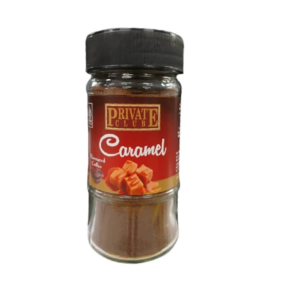 Picture of Private Clube Caramel Flavour Coffee Powder 100gm