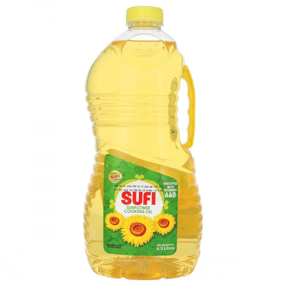 Picture of Sufi Sunflower Cooking Oil 4.5ltr
