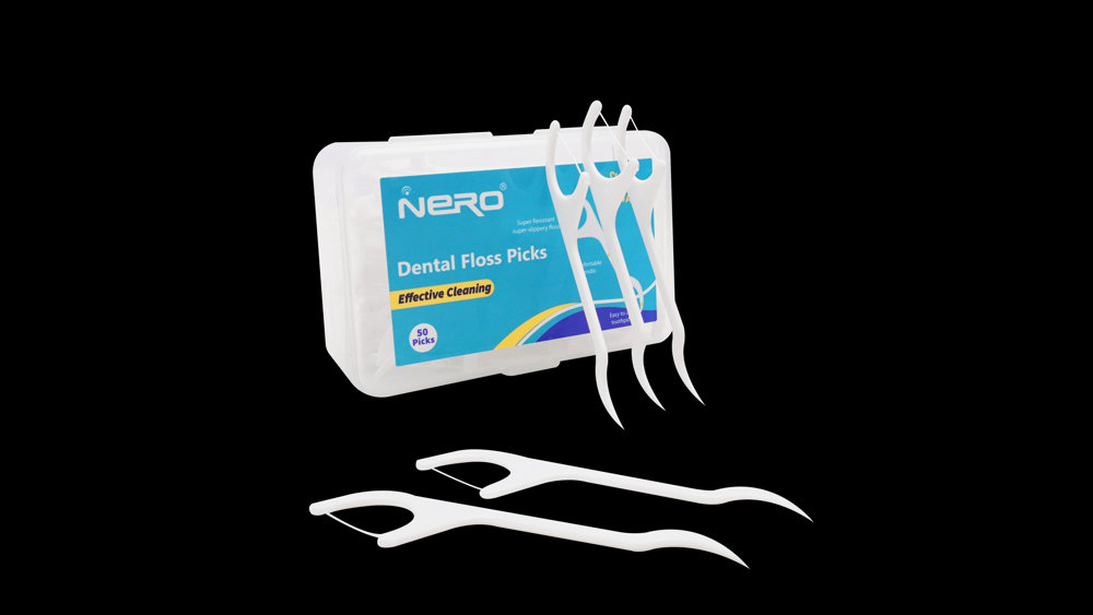 Picture of Nero Mint Dental Floss Picks 50Picks NFP601