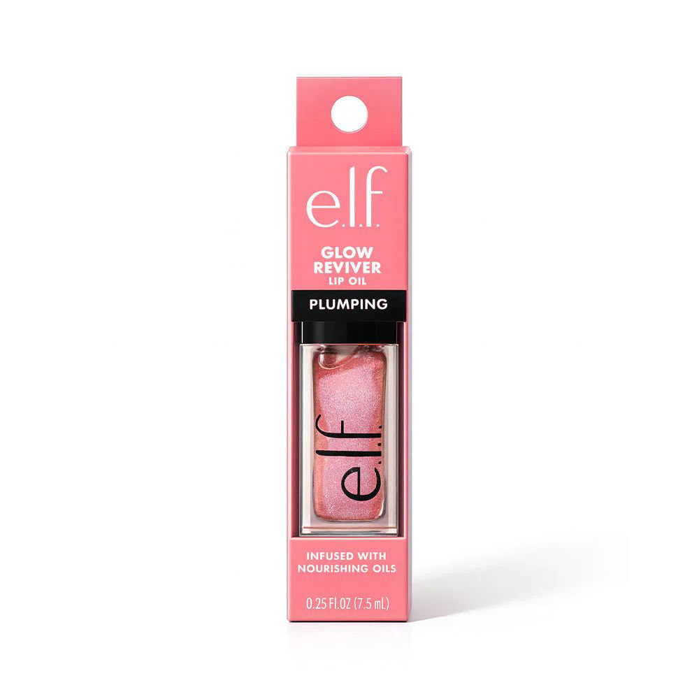 Picture of E.L.F Glow Reviver Lip Oil Coral Fixation 7.6ML