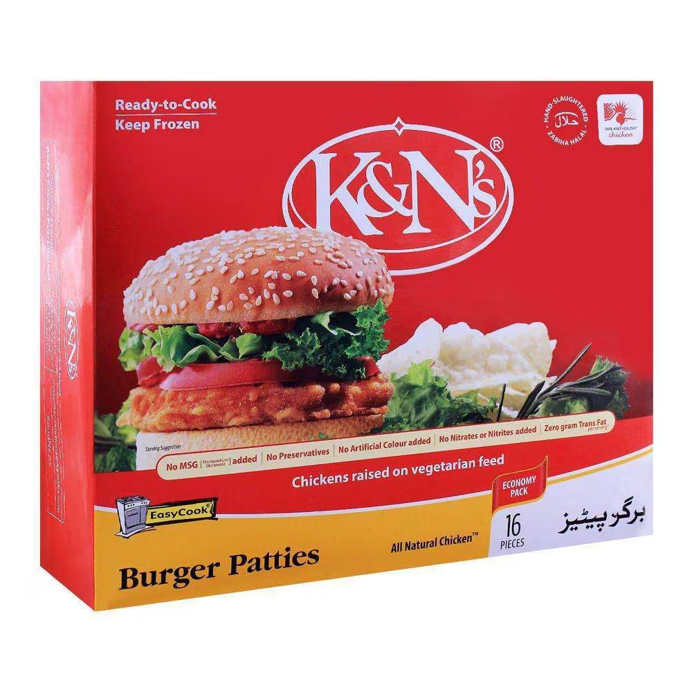 Picture of K&N Burger Patty Economy Pack 1.07KG