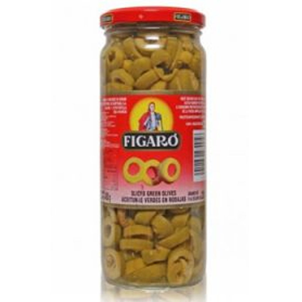 Picture of Figaro Sliced Green Olives 180GM