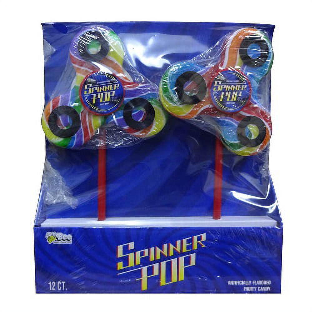 Picture of Bumble Bee Spinner Pop Candy 15GM