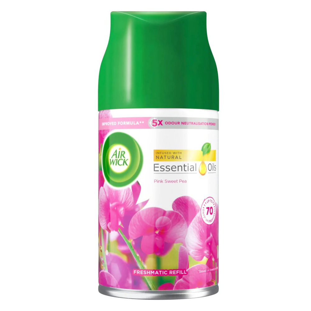 Picture of Air Wick Pink Sweet Pea Freshmatic Refill 250ML 