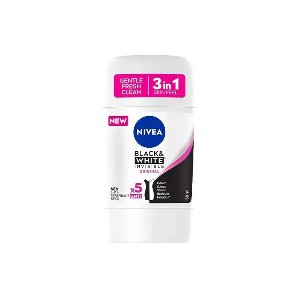 Picture of Nivea Black& White Deodorant Stick 50ML GER