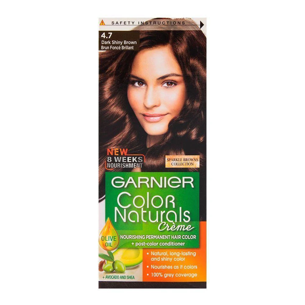 Picture of Garnier Hair Color Creme 4.7 Dark Shiny Brown