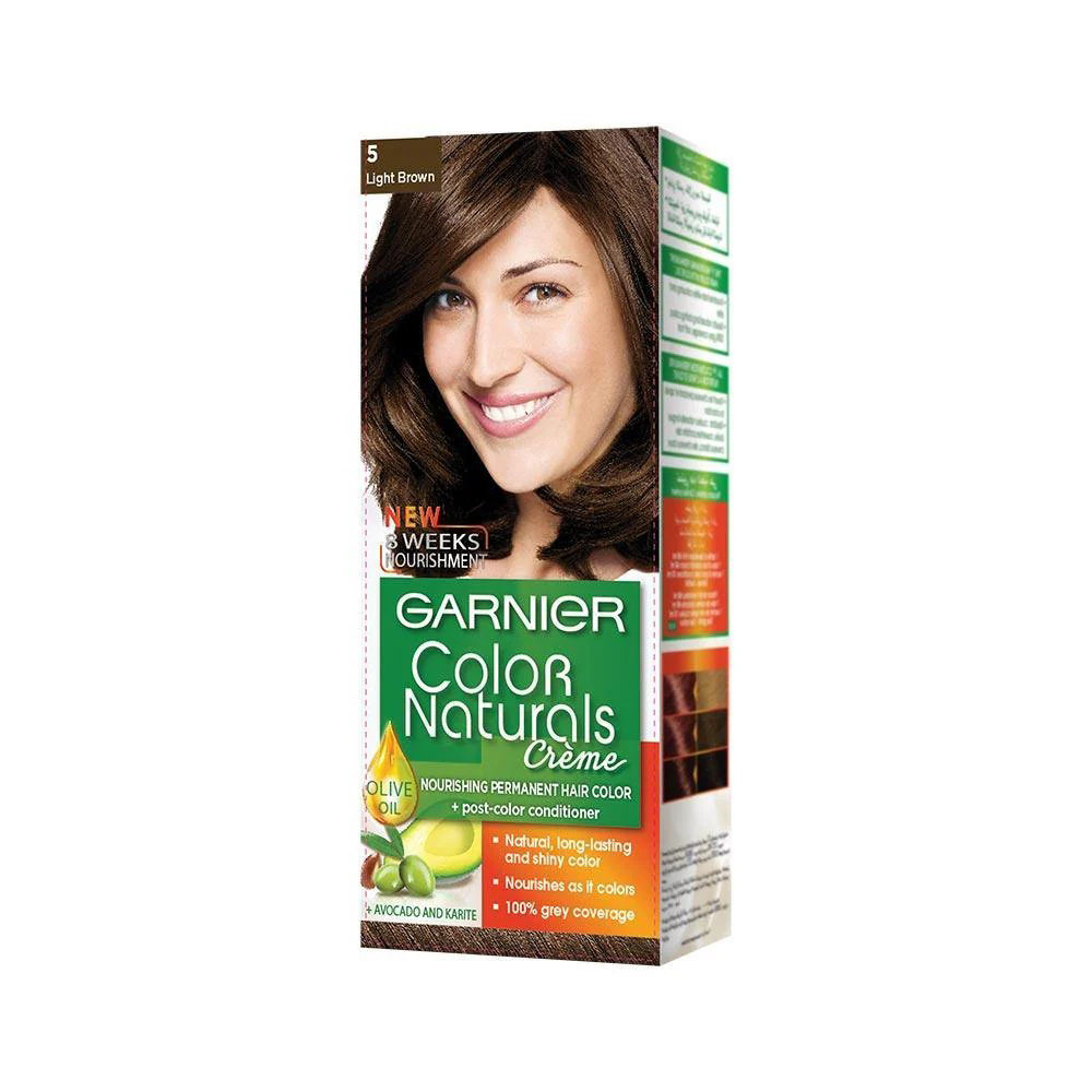 Picture of Garnier Hair Color Creme 5 Natural Light Brown