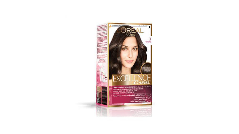Picture of Loreal Paris Excellence Creme Hair Color 3 Dark Brown 