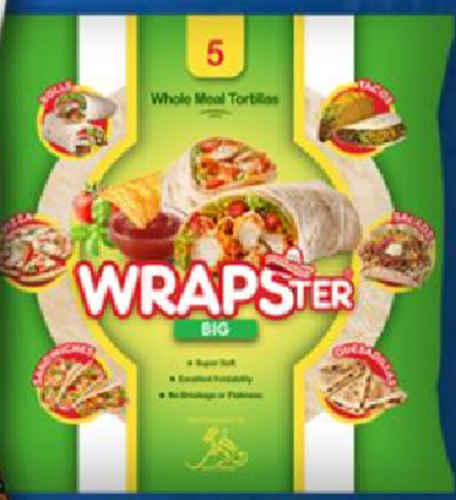 Picture of Wrapster Wholemeal 25cm Tortillas Wraps5