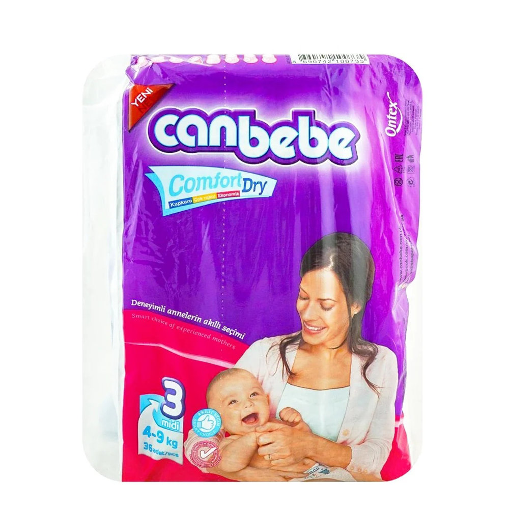 Picture of Canbebe Baby Daiper 3Midi 36Pcs