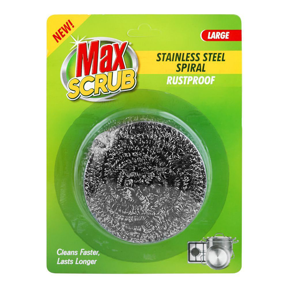 Picture of Max Scrub Large Stainless Steel Spiral 