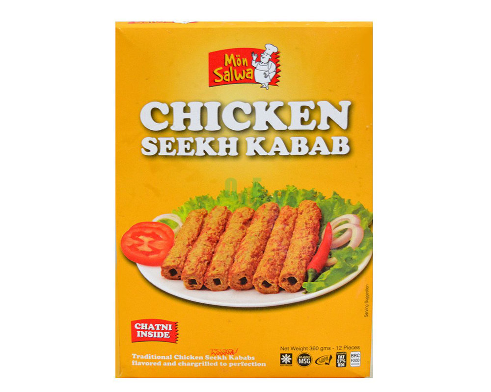 Picture of Mon Salwa Chicken Seekh Kabab 12Pcs 360GM