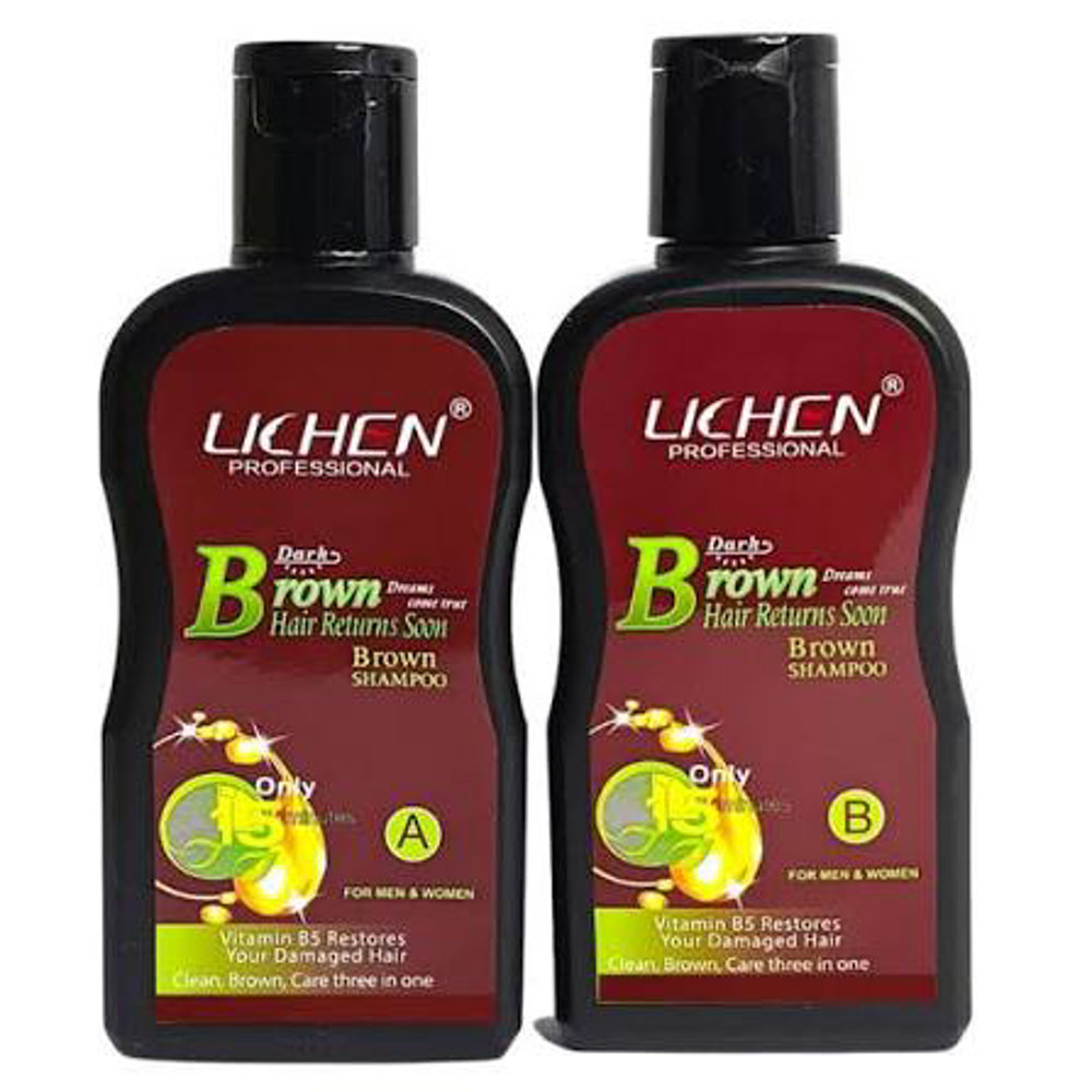 Picture of Lichen Hair Brown Shampoo 100ML*2