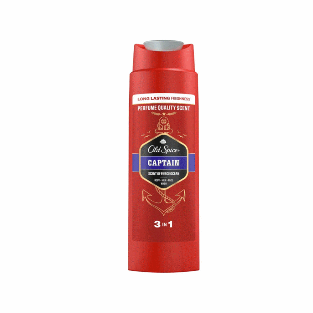 Picture of Old Spice Captain 3in1 Shower Gel  400ML UK