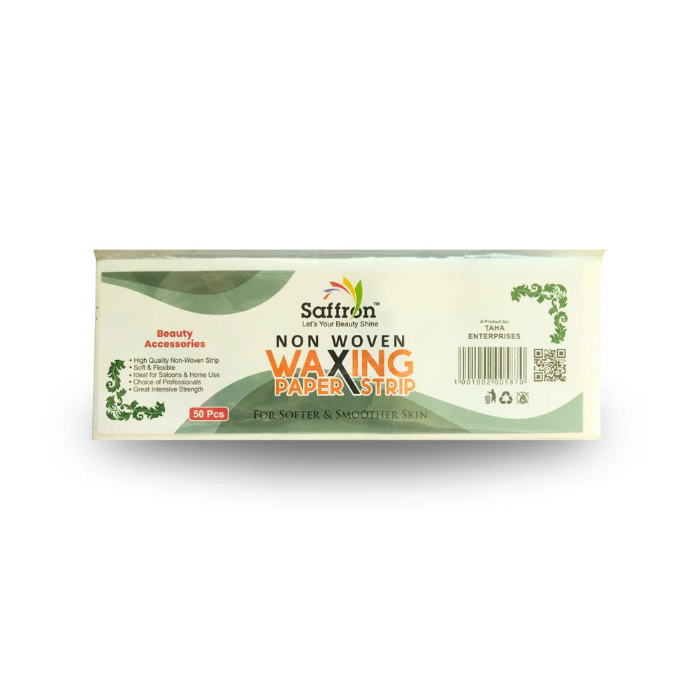 Picture of Saffron Non Woven Waxing Paper Strip 50PCS
