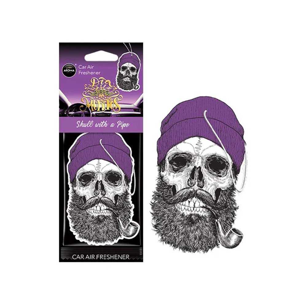 Picture of Aroma Car Air Freshener Skull With A Pipe