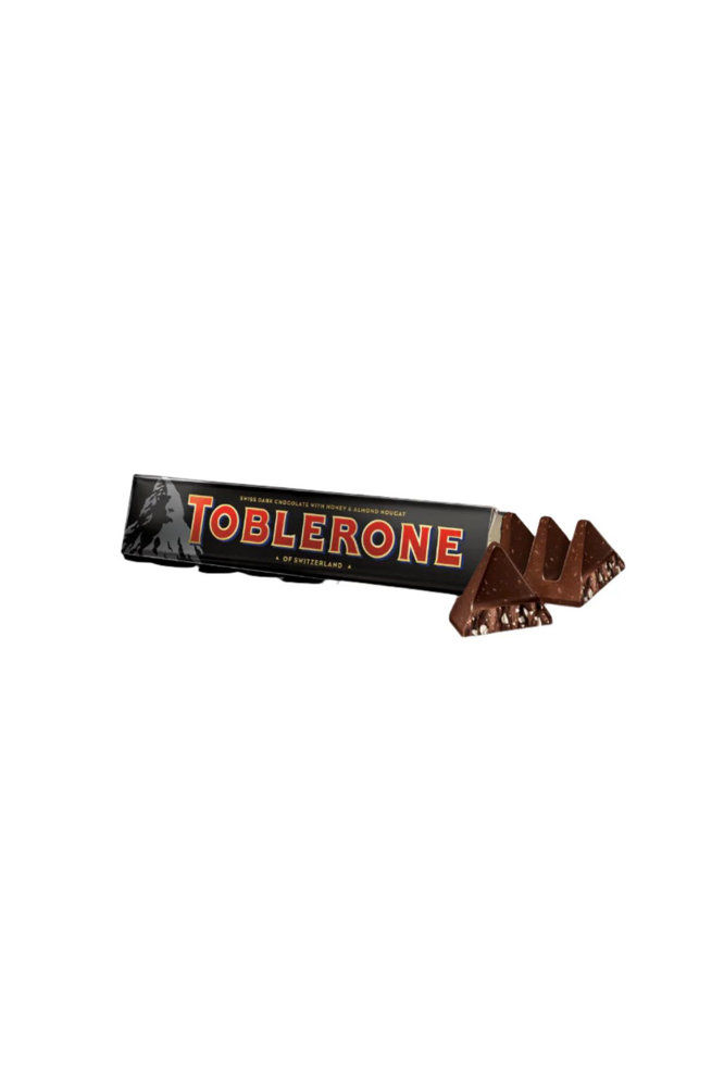 Picture of Tobleron Dark Chocolate With Honey & Almond Nougat 100gm
