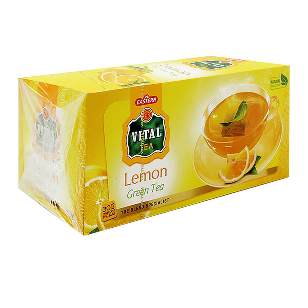 Picture of Vital Lemon Green Tea 30 Bags 45gm