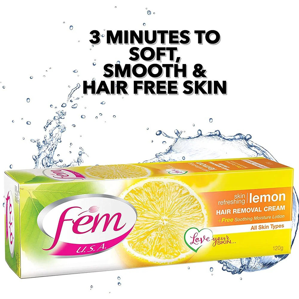 Picture of Fem Lemon Hair Removal Cream 120gm
